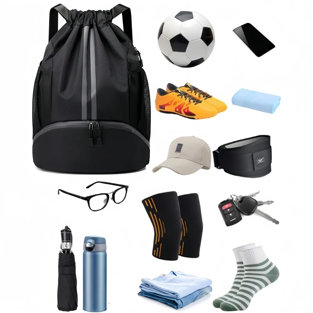 Drawstring Sports Backpack,Lig - Sports Equipment Bag recension och pris