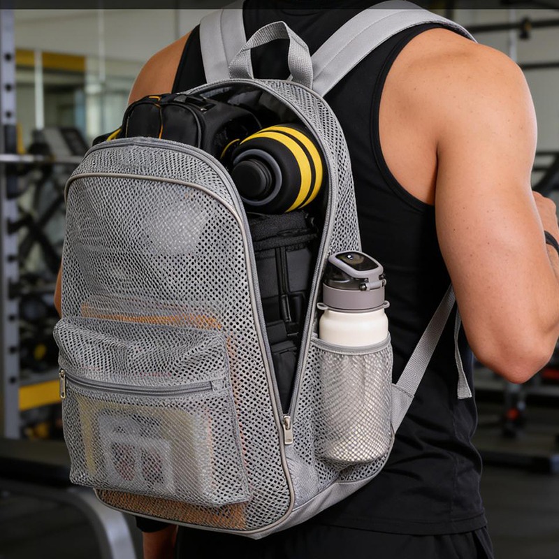Breathable Mesh Backpack Light - Sports Equipment Bag recension och pris