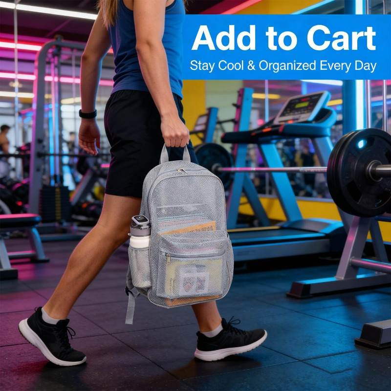 Breathable Mesh Backpack Light - Sports Equipment Bag recension och pris