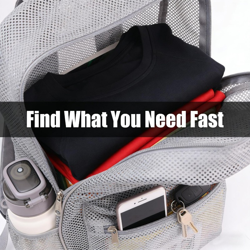 Breathable Mesh Backpack Light - Sports Equipment Bag recension och pris