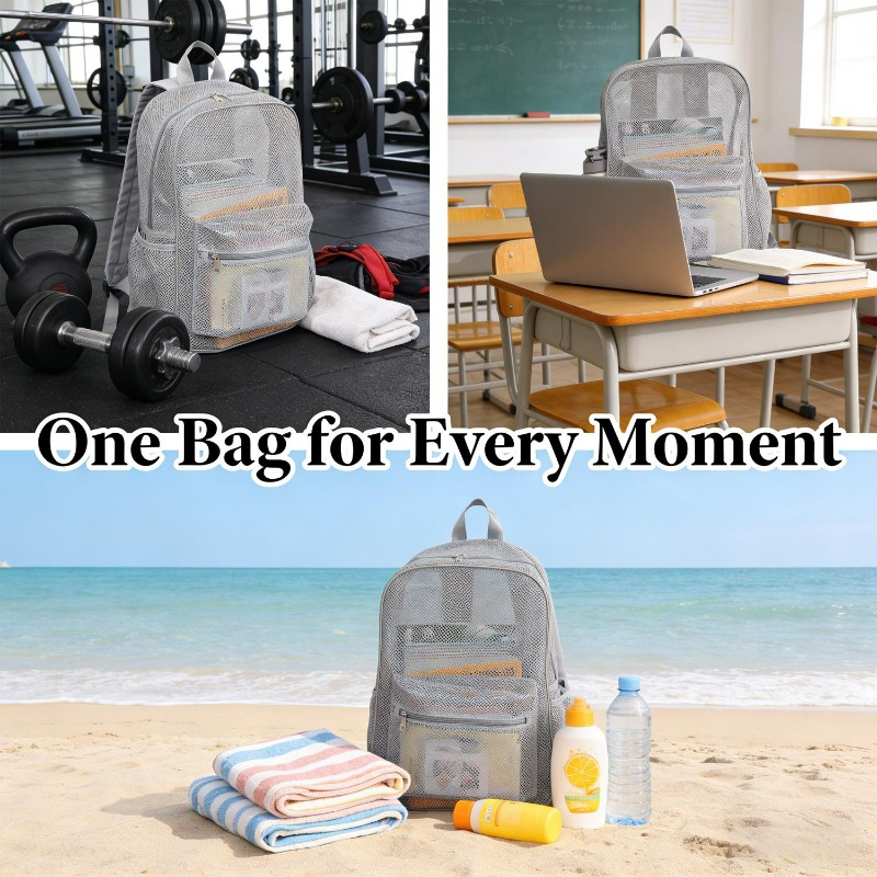 Breathable Mesh Backpack Light - Sports Equipment Bag recension och pris
