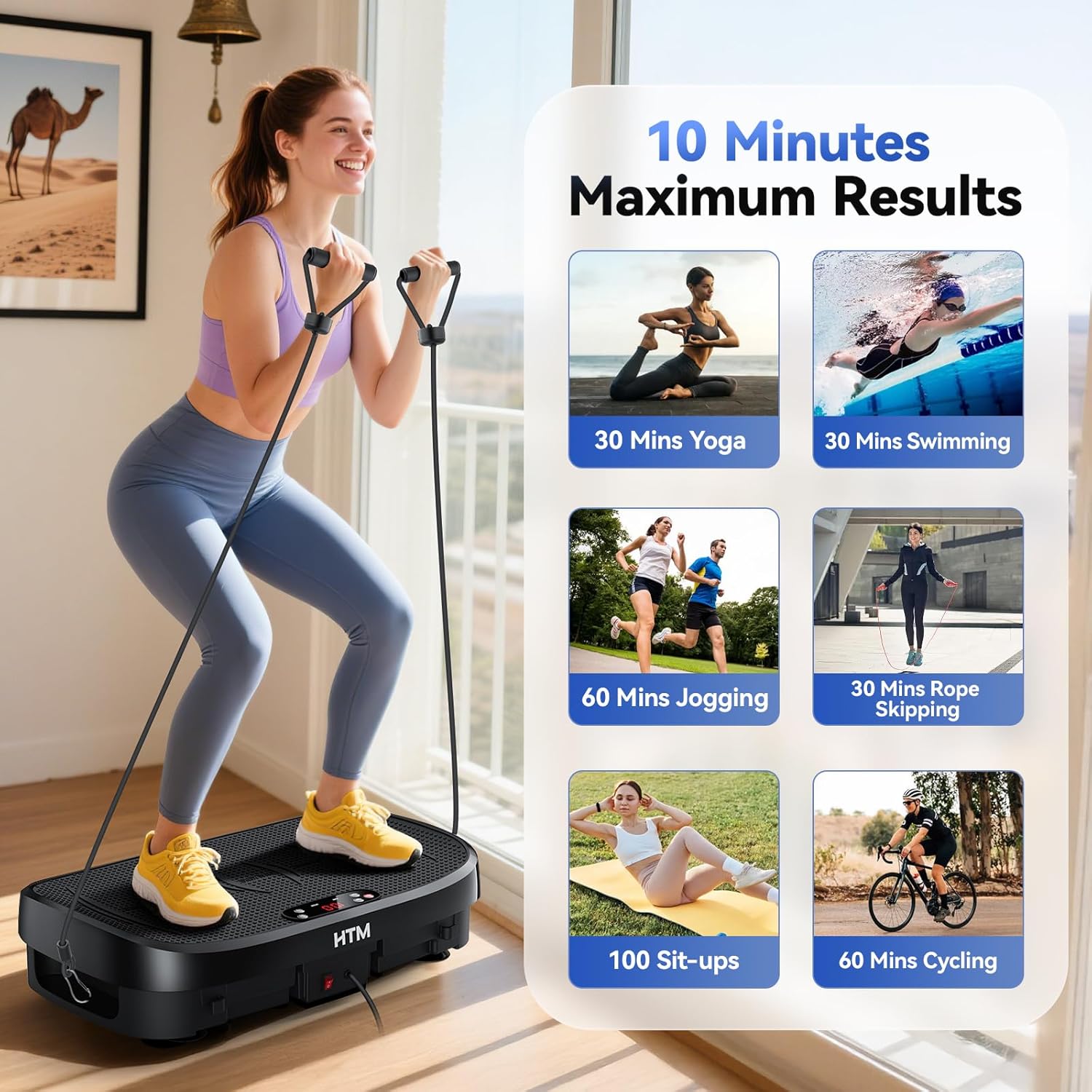 Vibration Plate Fat Burning Fi - Sports Equipment Pictures recension och pris