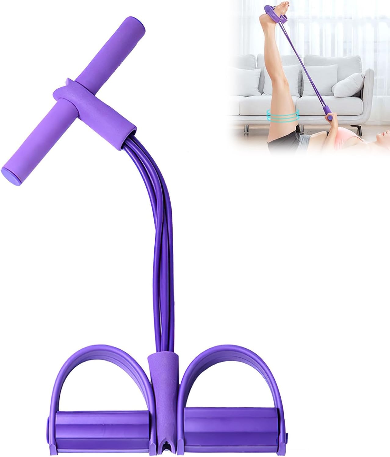 4-Tube Pedal Resistance Band M - Sports Equipment Near Me recension och pris