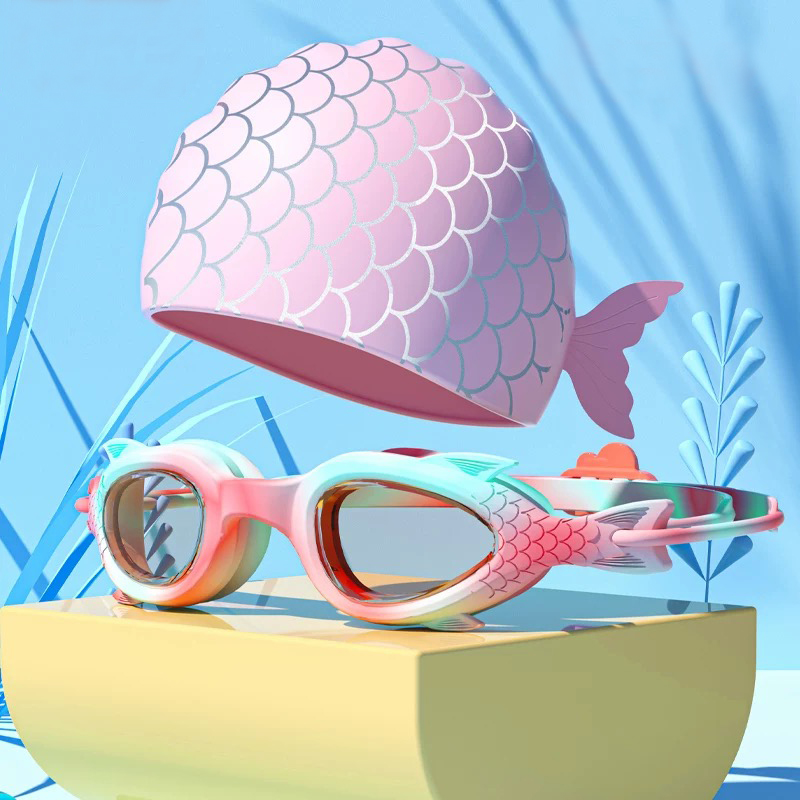 Children's Swimming Goggles; W - Swim Cap Silicone recension och pris