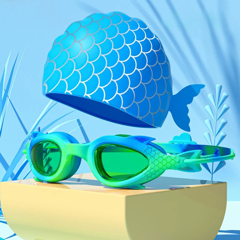 Children's Swimming Goggles; W - Swim Cap Silicone recension och pris
