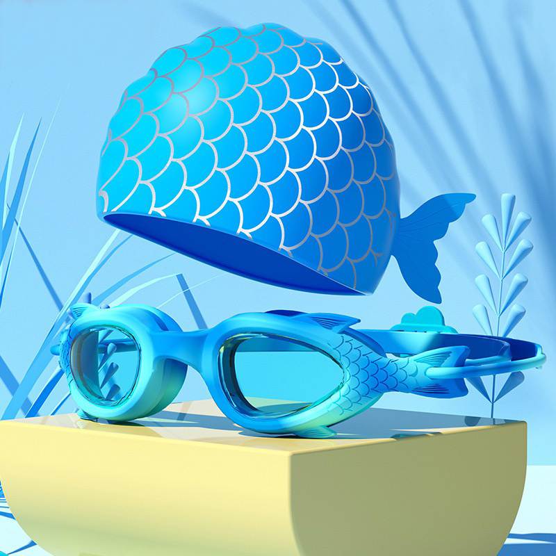 Children's Swimming Goggles; W - Swim Cap Silicone recension och pris