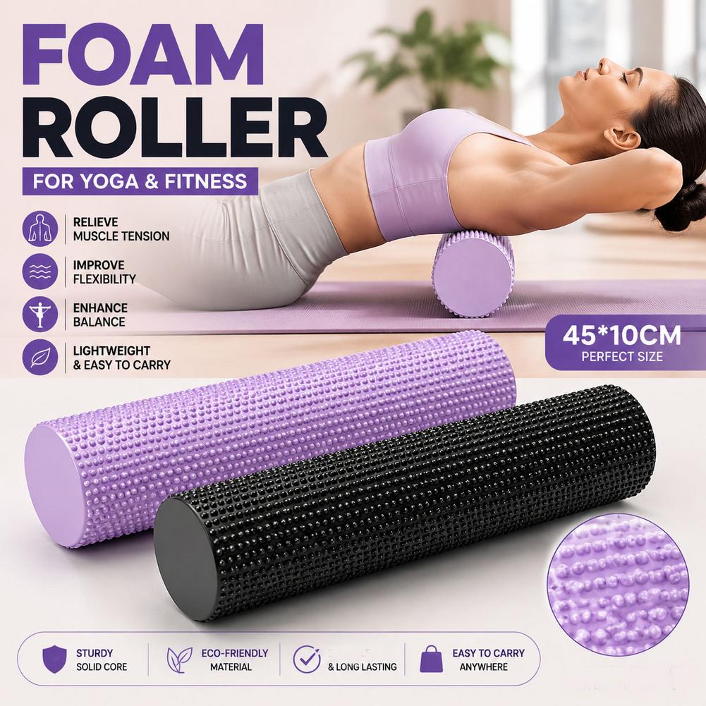 Yoga Foam Roller EVA High Dens - Sports Equipment Pictures recension och pris