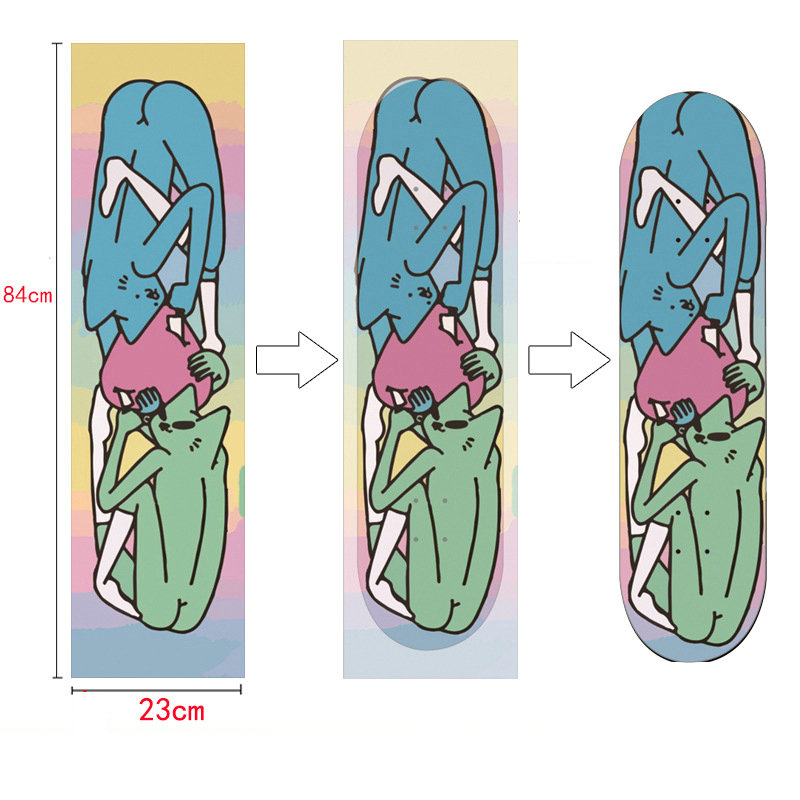 Customized DIY Skateboard Doub - Skateboard Complete Deck recension och pris